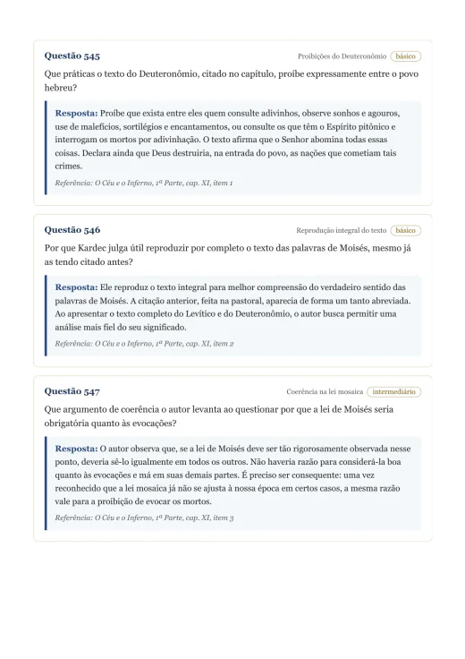 Página de exemplo 6 do questionário O Céu e o Inferno