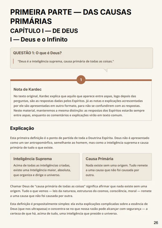 Página da versão explicada
