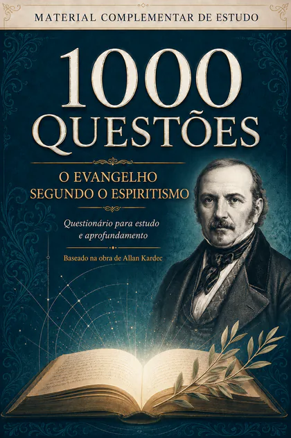 Capa de 1000 Questões — O Evangelho Segundo o Espiritismo
