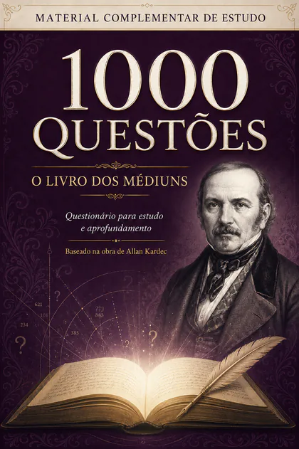 Capa de 1000 Questões — O Livro dos Médiuns