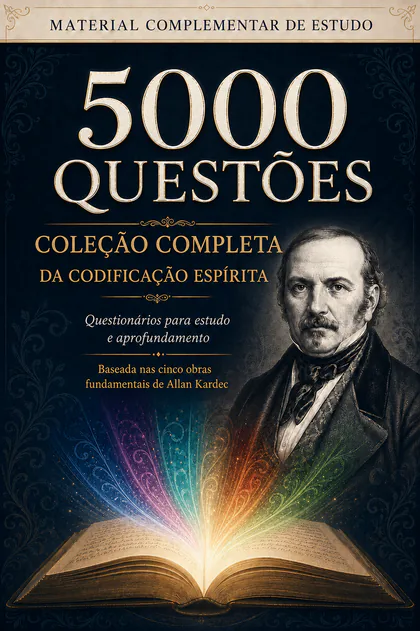 Capa da Coleção Completa com 5.000 Questões da Codificação Espírita